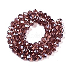 Стеклянные бусины с гальваническим покрытием &nbsp;LS-EGLA-A044-T8mm-A13