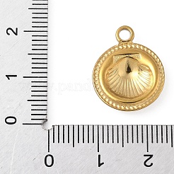 Подвески из нержавеющей стали 304 с эмалью&nbsp;STAS-P408-13G-01