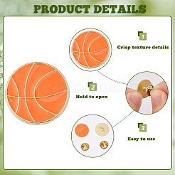 16 шт. спортивные эмалевые значки&nbsp;JEWB-DC0001-24A
