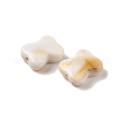 Двухцветные непрозрачные акриловые бусины&nbsp;MACR-M044-12