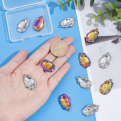 12 шт. подвески из нержавеющей стали 304 двух цветов&nbsp;STAS-UN0039-62