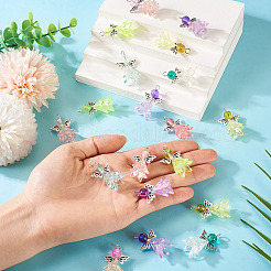 32 шт. подвески из акрила и стекла 8 цветов&nbsp;PALLOY-TAC0175