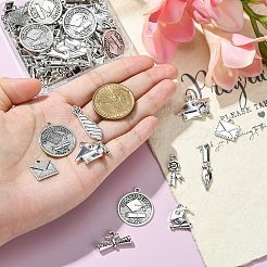 100шт 10 стиля подвески из сплава в тибетском стиле&nbsp;TIBEP-CJ0002-63