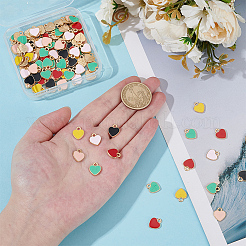 Подвески из эмали из сплава 120 шт.&nbsp;ENAM-ME0001-14