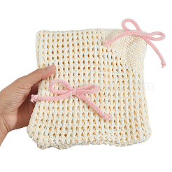 Сумки через плечо из полиэстера с бантом для женщин&nbsp;AJEW-WH20816-075A