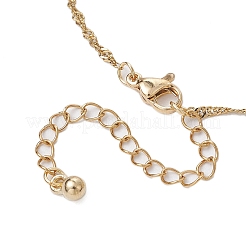 304 нержавеющая сталь сингапурская цепочка браслет изготовление&nbsp;AJEW-JB01321-01