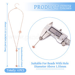 Цепочки-розы из нержавеющей стали 304&nbsp;NJEW-TAC0021
