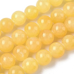 Природный Топаз нефрита бисер нитей&nbsp;G-F818-A02-14mm-01