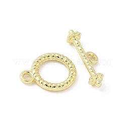 Застежки-тоглы из текстурированного кольцевого сплава&nbsp;FIND-B047-20G