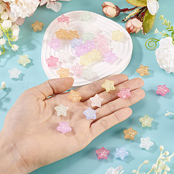 50 шт. светящиеся прозрачные акриловые бусины&nbsp;LACR-TA0001-08