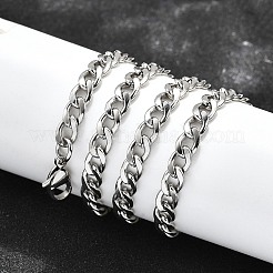 Изготовление ожерелий из не тускнеющей нержавеющей стали 304 с панцирным плетением/витой цепью&nbsp;X-STAS-A028-N122P