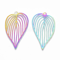 Ионное покрытие (ip) 201 филигранные подвески из нержавеющей стали&nbsp;LS-X-STAS-T057-08