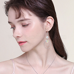 Подвески из гальванического стекла&nbsp;EGLA-BBC0001-05B