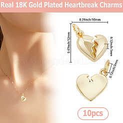 10шт латунные подвески&nbsp;KK-BBC0022-99B