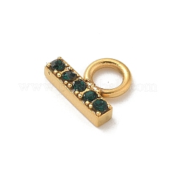 Ионное покрытие (ip) нержавеющая сталь 304 с подвесками из стразов&nbsp;STAS-G351-15G