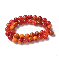 Природный агат бисер нитей&nbsp;G-NH0001-G10-01