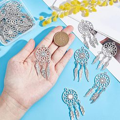 16шт 4 стиля сплава тибетского стиля большие подвески&nbsp;FIND-NB0002-36