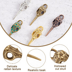 70 шт. 5 цвета подвески из сплава в тибетском стиле&nbsp;FIND-PH0009-19