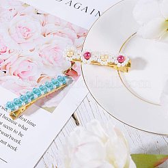 Железные плоские заколки-пеликаны&nbsp;IFIN-PH0023-65G