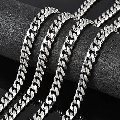 Изготовление мужских ювелирных изделий из нержавеющей стали 201 панцирные цепи&nbsp;CHS-A003B-2.5mm