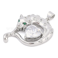 Латунные микро проложить кубического циркония подвески&nbsp;KK-M307-07P