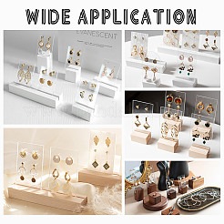 Карточка-витрина с серьгами из акрила 4 цвета&nbsp;ODIS-AR0001-05A