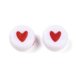 Непрозрачные акриловые бусины&nbsp;X-ACRP-T004-02A