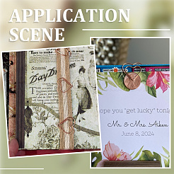 100 шт. железные скрепки в форме сердца&nbsp;TOOL-WH20002-03A-RG