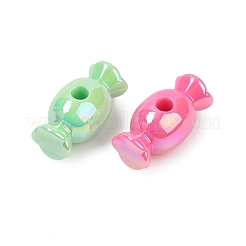 Непрозрачные акриловые бусины с УФ-покрытием&nbsp;PACR-P005-08A