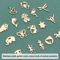 34 шт. 17 подвески из нержавеющей стали 304&nbsp;STAS-UN0024-20