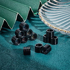 12 шт. бусины из нержавеющей стали марки 304&nbsp;STAS-UN0056-12B