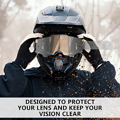 60 шт. ПЭ прозрачные защитные пленки для линз очков&nbsp;DIY-OC0014-42