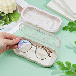 Симпатичные магнитные футляры для очков из АБС-пластика&nbsp;AJEW-WH0007-67