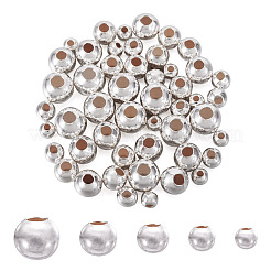 50шт 5 стиля 925 бусины из стерлингового серебра&nbsp;STER-TA0001-18