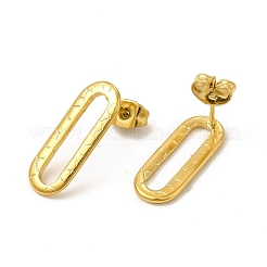 Ионное покрытие (ip) серьги-гвоздики из нержавеющей стали 304 для женщин&nbsp;EJEW-I281-23G