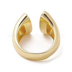 Латунные регулируемые кольца с микропаве и цирконием&nbsp;RJEW-K257-78G