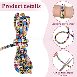 1 рулон этнических шнуров из полиэстера&nbsp;OCOR-CY0002-56A