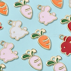 60шт 6 стиля подвески из сплава с эмалью&nbsp;ENAM-CJ0003-19