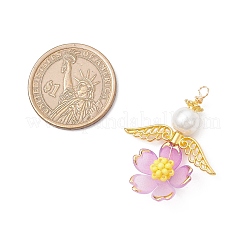 Подвески-ангелы из стеклянного бисера ручной работы&nbsp;PALLOY-MZ00764-03