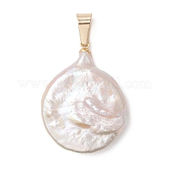 Подвески из натурального барочного жемчуга кеши с застежками из нержавеющей стали.&nbsp;PALLOY-JF05101