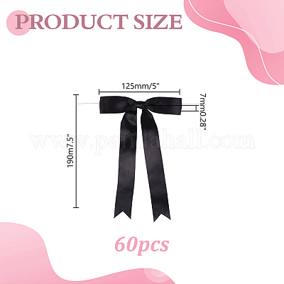 Аксессуары из полиэстера с бантом&nbsp;FIND-WH0441-67C-1