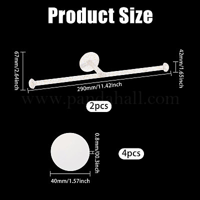 Пластиковые держатели для прутков&nbsp;AJEW-WH0709-079-1