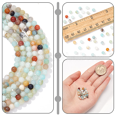 3 нити натуральных цветочных бусин амазонита нити G-NB0004-43-1