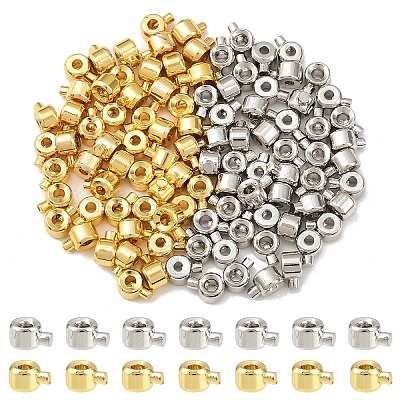 50шт латунные обжимные бусины&nbsp;KK-YW0003-69G-1