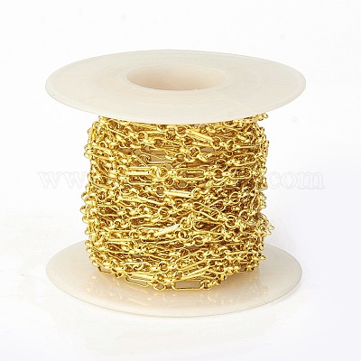 Латунные цепи Фигаро&nbsp;CHC-F016-03G-1