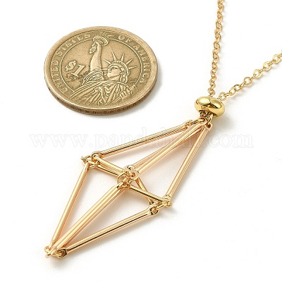 Латунный мешочек для макраме NJEW-TA00111-01-1