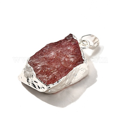 Подвески из необработанного натурального окрашенного кварца G-G895-05S-08-1