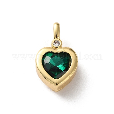 Подвески латунные горный хрусталь&nbsp;LS-KK-P320-05G-01-1