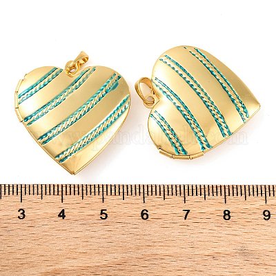 Кулон-медальон из латуни с покрытием стойки KK-H486-04G-05-1