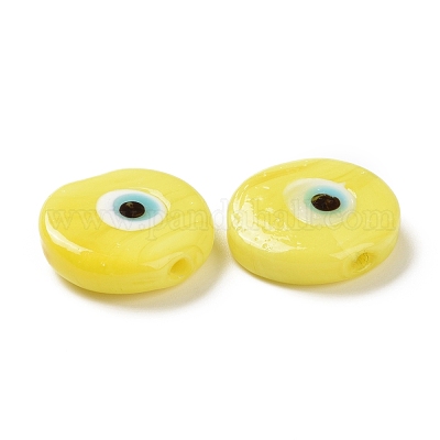 Ручной зло бусины глаз&nbsp;LAMP-E026-01G-1